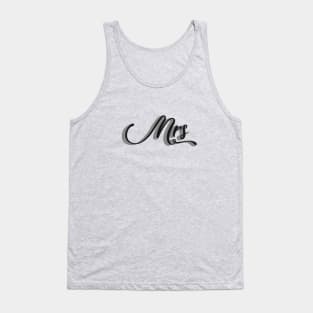 Mrs Wedding Monochrome Tank Top